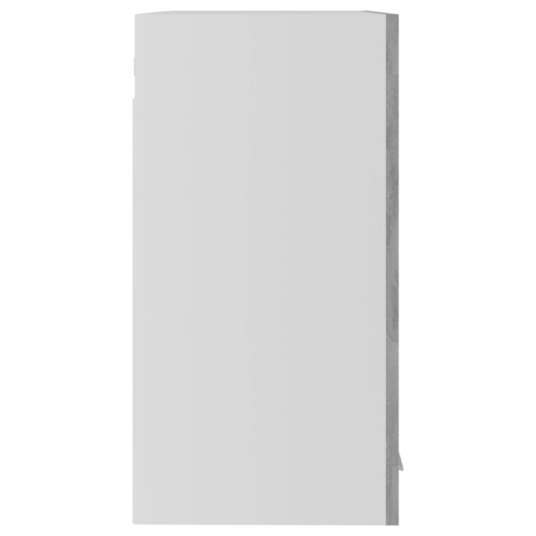 Aplusliving-Hanging Glass Cabinet Lyon Concrete Grey  60x31x60 cm Engineered Wood