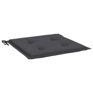 Aplusliving-Garden Chair Cushions 4 pcs Anthracite 50x50x4 cm Oxford Fabric