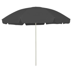 Aplusliving-Beach Parasol Anthracite 300 cm