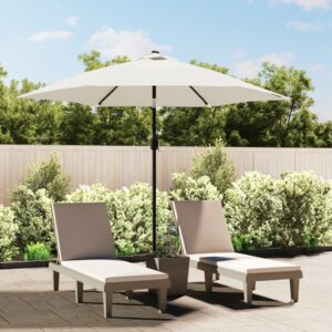 Aplusliving-Replacement Fabric for Outdoor Parasol Sand White 300 cm
