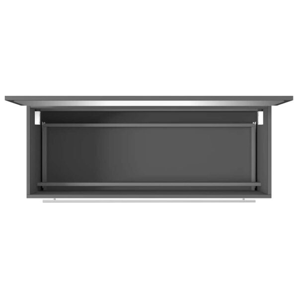 Aplusliving-2 Piece Bathroom Furniture Set Grey Engineered Wood