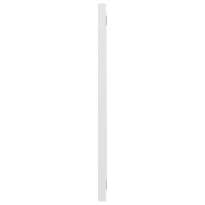 Aplusliving-2 Piece Bathroom Furniture Set High Gloss White Engineered Wood