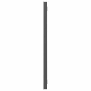 Aplusliving-2 Piece Bathroom Furniture Set High Gloss Grey Engineered Wood
