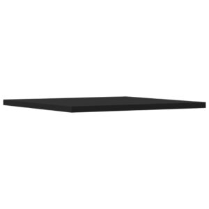 Aplusliving-Bookshelf Boards 4 pcs Black 40x40x1.5 cm Engineered Wood