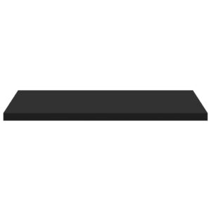 Aplusliving-Bookshelf Boards 4 pcs Black 40x40x1.5 cm Engineered Wood