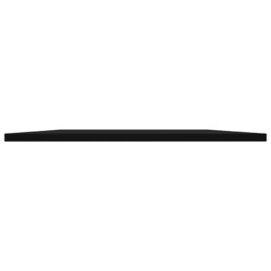 Aplusliving-Bookshelf Boards 4 pcs Black 80x20x1.5 cm Engineered Wood