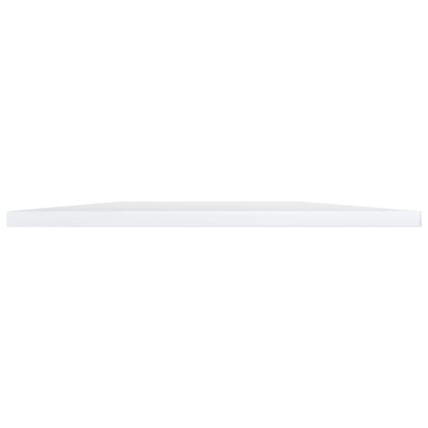 Aplusliving-Bookshelf Boards 4 pcs High Gloss White 80x40x1.5 cm Engineered Wood
