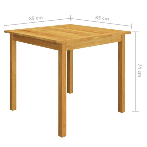 Aplusliving-3 Piece Garden Dining Set Brown