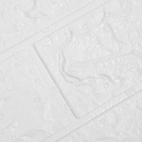 Aplusliving-3D Wallpaper Bricks Self-adhesive 20 pcs White