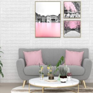Aplusliving-3D Wallpaper Bricks Self-adhesive 20 pcs White