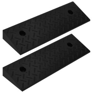Aplusliving-Kerb Ramps 2 pcs 50x17.5x5 cm Rubber