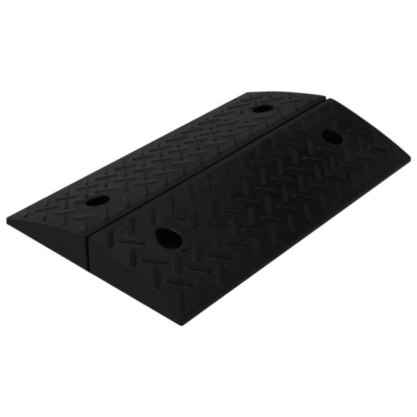 Aplusliving-Kerb Ramps 2 pcs 50x17.5x5 cm Rubber