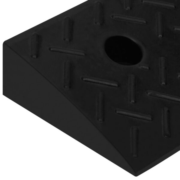 Aplusliving-Kerb Ramps 2 pcs 50x17.5x5 cm Rubber