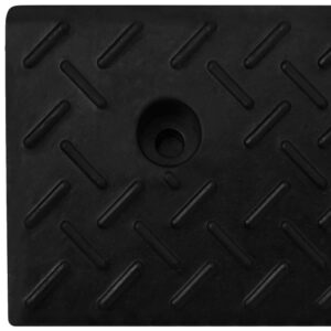 Aplusliving-Kerb Ramps 2 pcs 50x17.5x5 cm Rubber