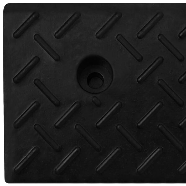 Aplusliving-Kerb Ramps 2 pcs 50x17.5x5 cm Rubber