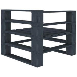 Aplusliving-6 Piece Garden Pallet Lounge Set Wood Grey