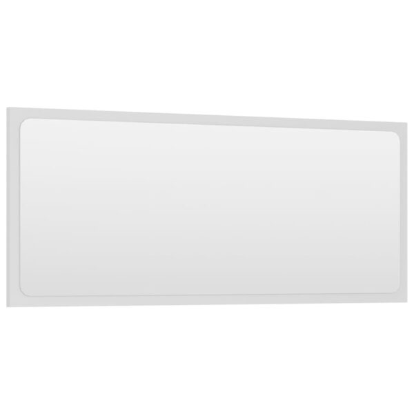 Aplusliving-Bathroom Furniture Set White Engineered Wood