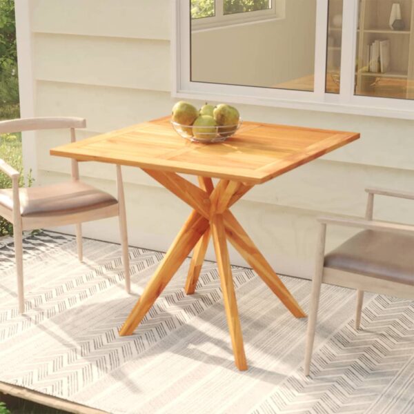 Aplusliving-Garden Table 85x85x75 cm Solid Wood Acacia