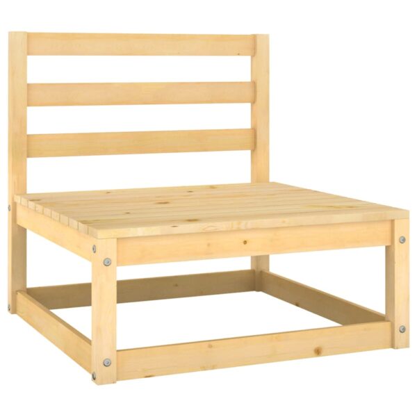 Aplusliving-4 Piece Garden Lounge Set Solid Pinewood