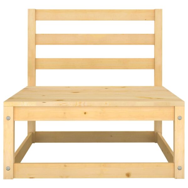 Aplusliving-4 Piece Garden Lounge Set Solid Pinewood