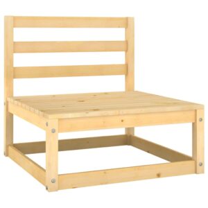 Aplusliving-Garden 4-Seater Sofa Solid Pinewood