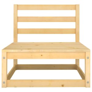 Aplusliving-Garden 4-Seater Sofa Solid Pinewood