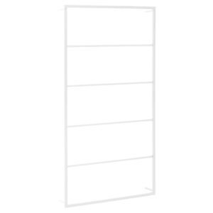 Aplusliving-Towel Rack White 60x10x116 cm Steel