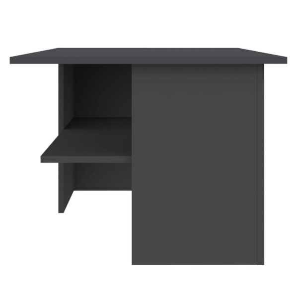 Aplusliving-Coffee Table Grey 90x60x46.5 cm Engineered Wood