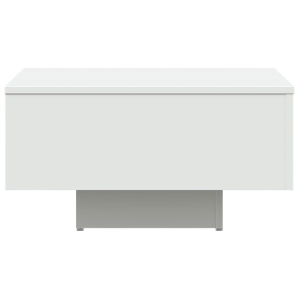 Aplusliving-Coffee Table White 60x60x31.5 cm Engineered Wood