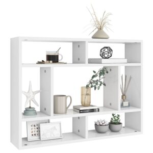 Aplusliving-Wall Shelf White 75x16x55 cm Engineered Wood
