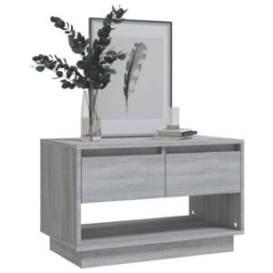 Aplusliving-TV Cabinet Grey Sonoma 70x41x44 cm Engineered Wood