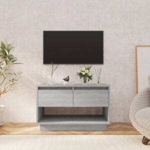 Aplusliving-TV Cabinet Grey Sonoma 70x41x44 cm Engineered Wood