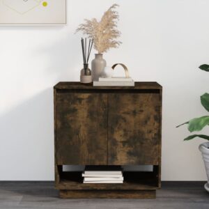Aplusliving-Sideboard Smoked Oak 70x41x75 cm Engineered Wood