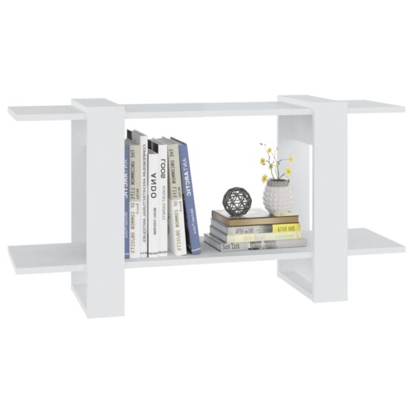 Aplusliving-Book Cabinet White 100x30x51 cm Engineered Wood