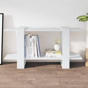 Aplusliving-Book Cabinet White 100x30x51 cm Engineered Wood