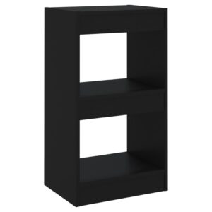 Aplusliving-Book Cabinet/Room Divider Black 40x30x72 cm