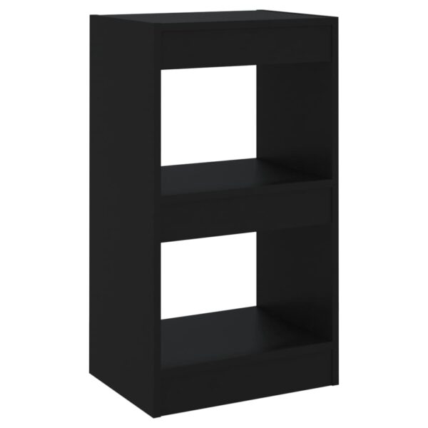 Aplusliving-Book Cabinet/Room Divider Black 40x30x72 cm