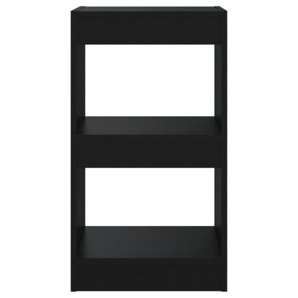 Aplusliving-Book Cabinet/Room Divider Black 40x30x72 cm