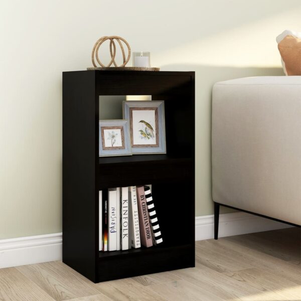 Aplusliving-Book Cabinet/Room Divider Black 40x30x72 cm