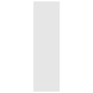 Aplusliving-Book Cabinet/Room Divider High Gloss White 60x30x103 cm Engineered Wood