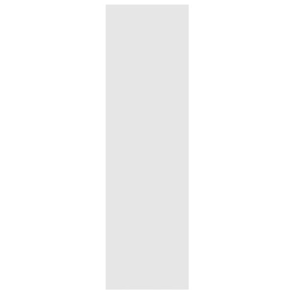 Aplusliving-Book Cabinet/Room Divider High Gloss White 60x30x103 cm Engineered Wood