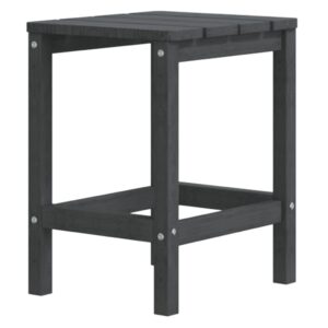 Aplusliving-Garden Adirondack Chairs with Table HDPE Anthracite