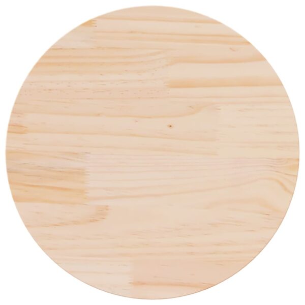 Aplusliving-Table Top Ø60x2.5 cm Solid Wood Pine