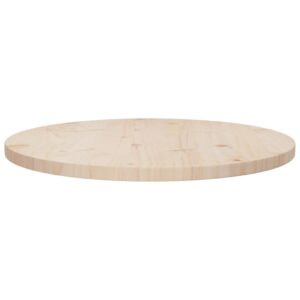 Aplusliving-Table Top Ø60x2.5 cm Solid Wood Pine