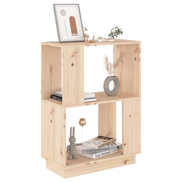 Aplusliving-Book Cabinet/Room Divider 51x25x70 cm Solid Wood Pine