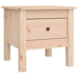 Aplusliving-Side Tables 2 pcs 40x40x39 cm Solid Wood Pine