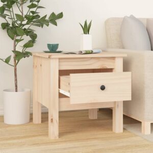 Aplusliving-Side Tables 2 pcs 40x40x39 cm Solid Wood Pine