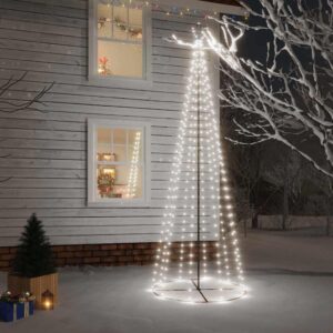 Aplusliving-Christmas Cone Tree Cold White 310 LEDs 100x300 cm
