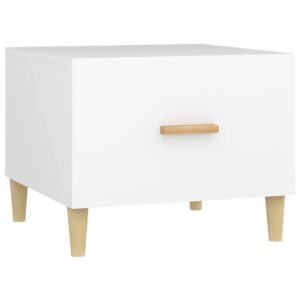 Aplusliving-Coffee Tables 2 pcs White 50x50x40 cm Engineered Wood