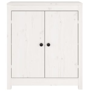 Aplusliving-Sideboards 2 pcs White 70x35x80 cm Solid Wood Pine
